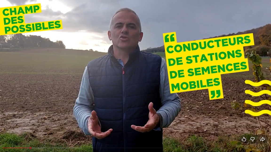 Découverte du métier de Conducteur de station de semences mobile